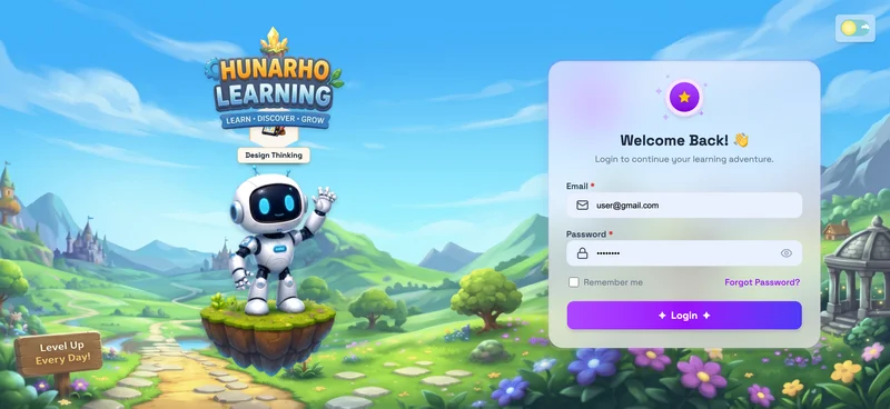 Gamified LMS Login