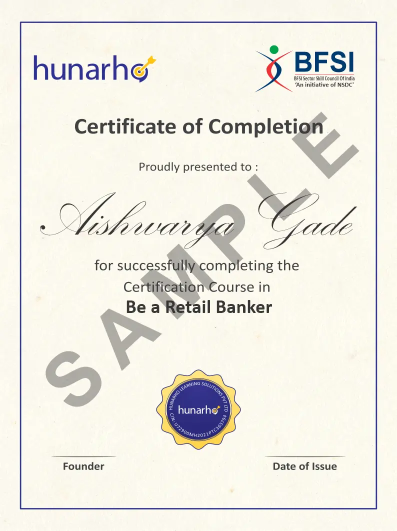 Be a Retail Banker Certificate