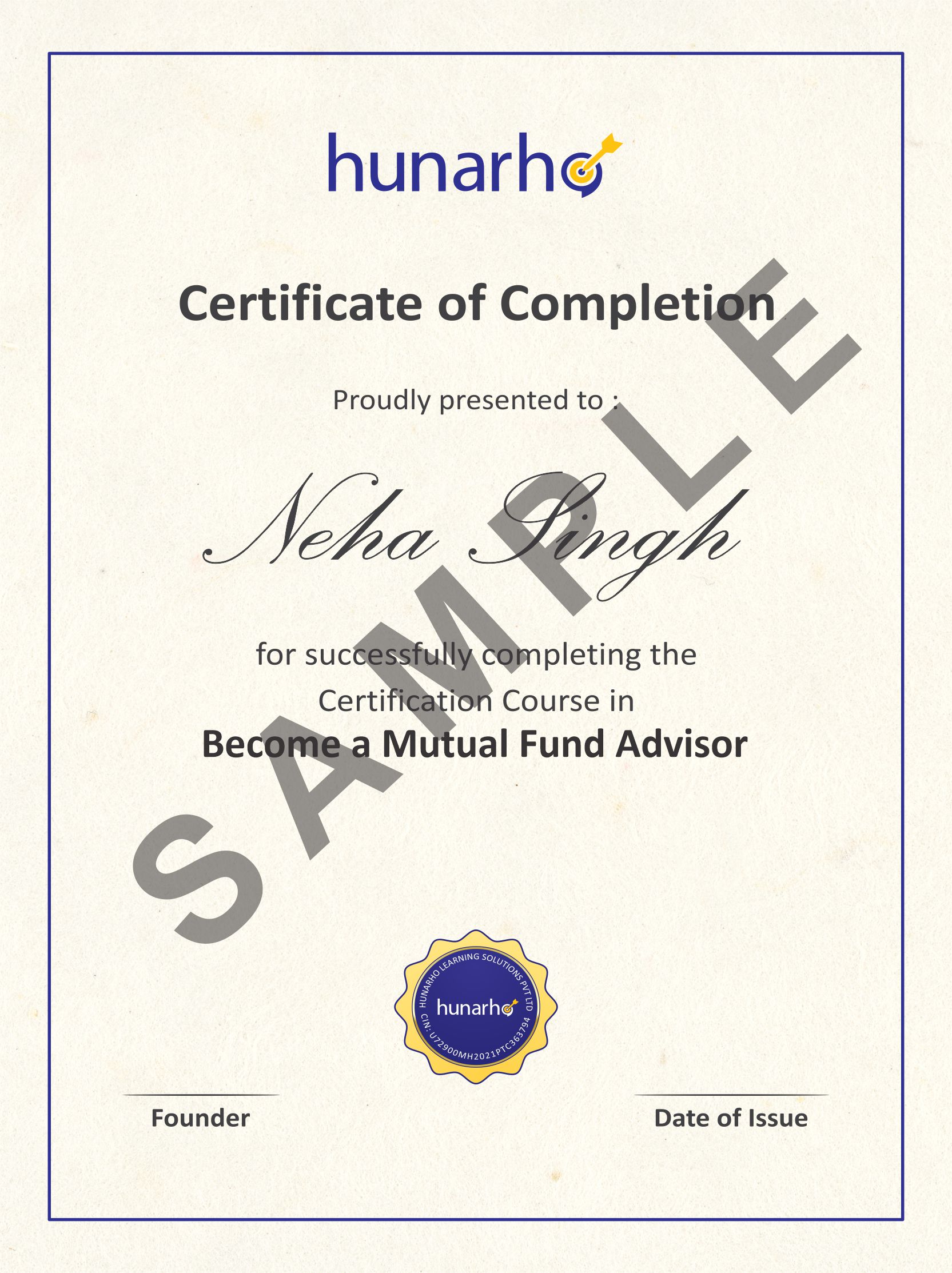 Become a mutual fund advisor
