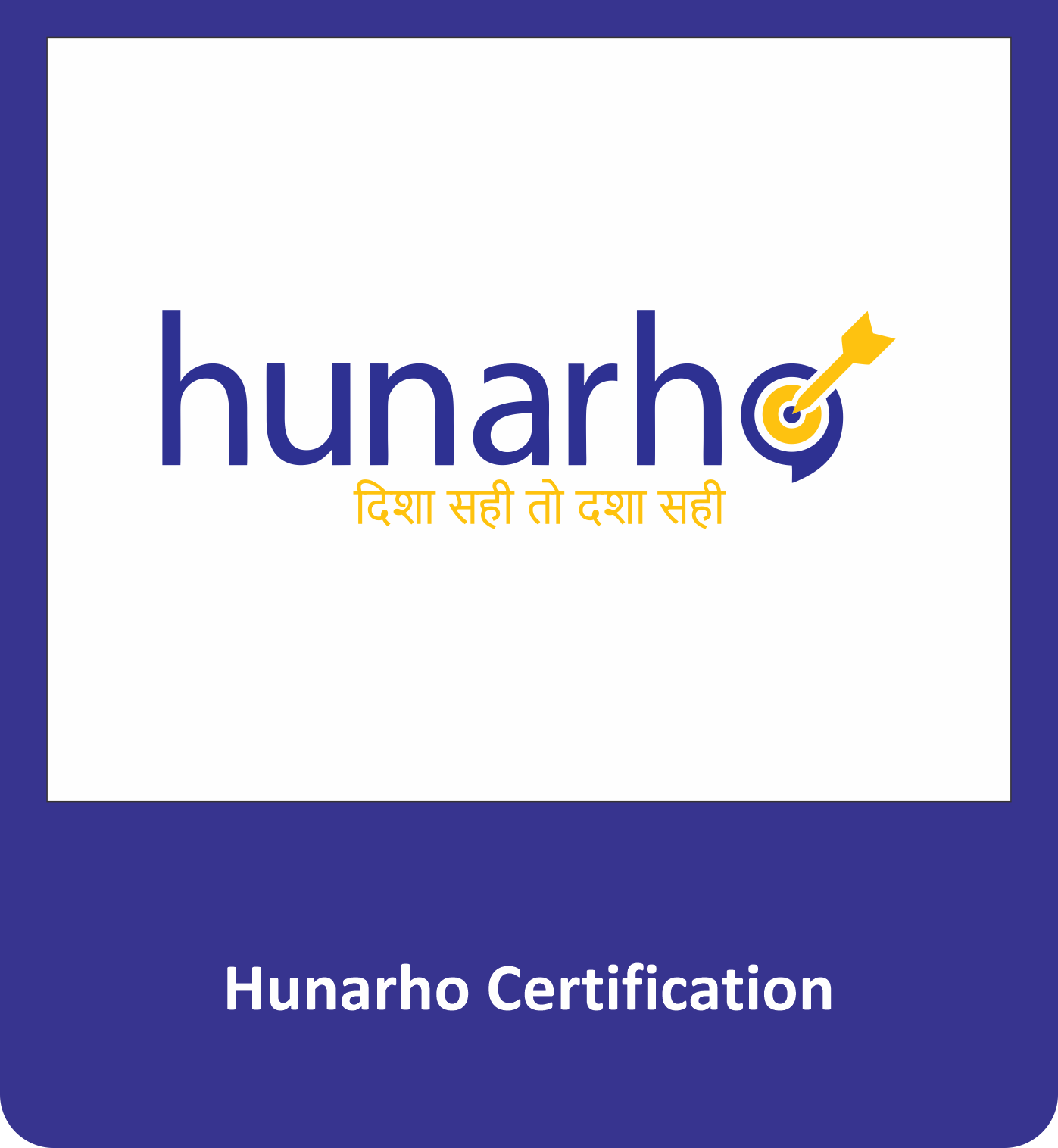 Hunarho Certification