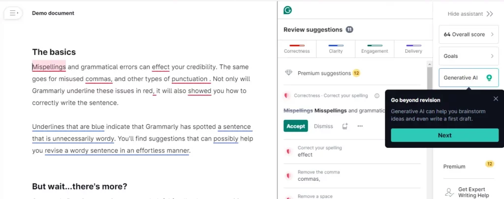 Grammarly Screenshot