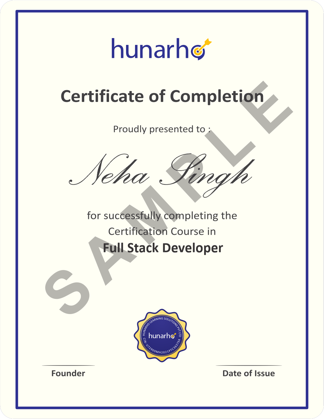 Full Stack Developer Certificate